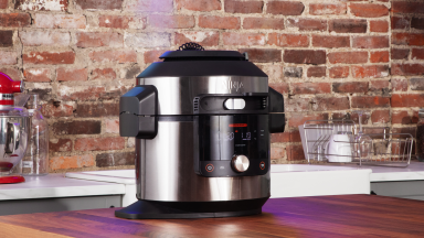 Ninja Foodi Pressure Cooker Steam Fryer on a countertop